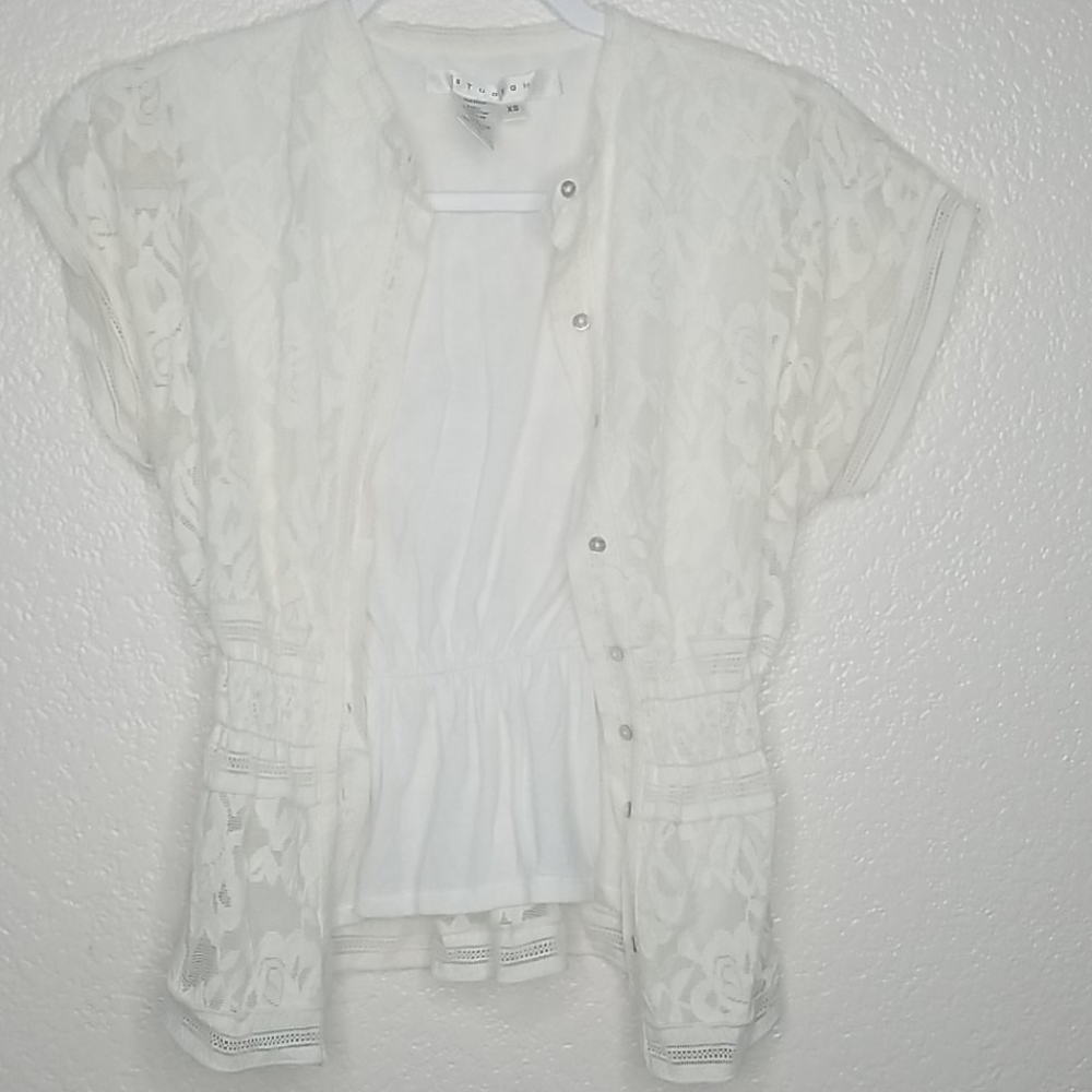 Cream colored shirt